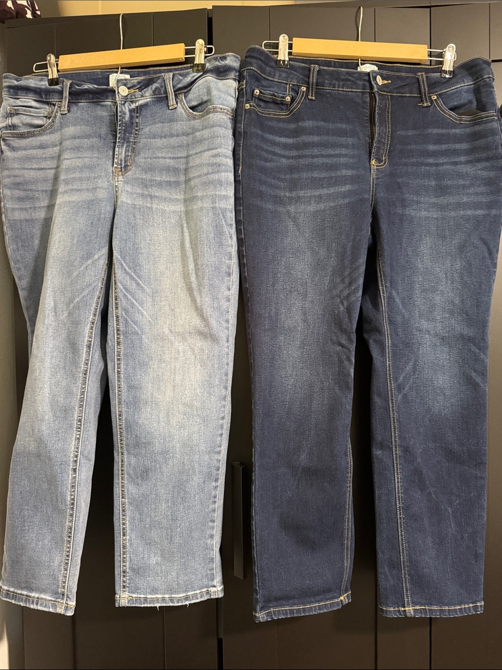 Time and Tru Women’s Jeans - Light Wash and Dark Wash Denim